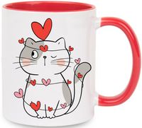 KUBEK PREZENT DLA DZIEWCZYNY ŻONY MĘŻA CHŁOPAKA NA WALENTYNKI URODZINY