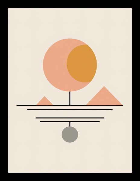 Plakat 15x20cm Geometryczna Utopia zdjęcie 2