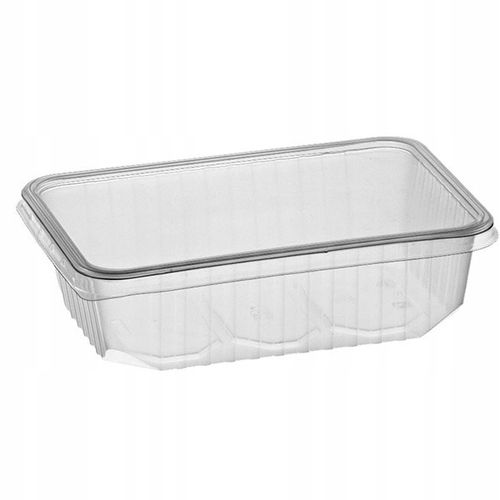 Pojemnik Jednorazowy PP Prostokątny z Wieczkiem Opakowania Na Wynos 1000ml na Arena.pl