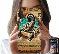 ETUI DO SAMSUNG GALAXY A20E - SKORPION ZNAK ZODIAKU ASTRONOMIA + FOLIA