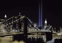 Nowy Jork WTC i Brooklyn Bridge - fototapeta 366x254 cm
