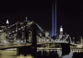 Nowy Jork WTC i Brooklyn Bridge - fototapeta 366x254 cm