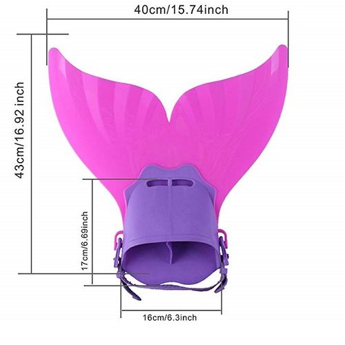 Monopłetwa Monofin Master Mermaid - Fioletowa na Arena.pl