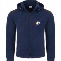 Bluza polarowa z odpianym kapturem rozmiar M granatowa
