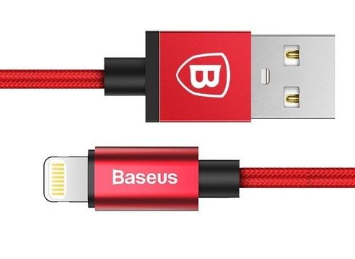 Kabel Baseus Antila Lightning 1m 2.4A MFI - czerwony na Arena.pl