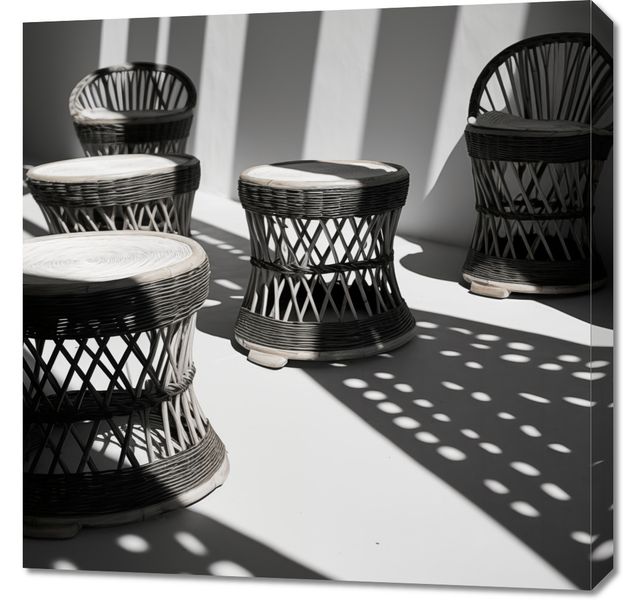 Obraz 70x70cm Gra Świateł zdjęcie 1