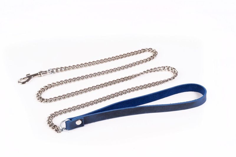 Smycz- Leash Crazy Horse Blue zdjęcie 1