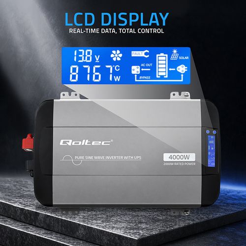 Qoltec przetwornica SINUS UPS 12V/230V 2000W na Arena.pl