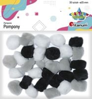 pompony 25mm a`30 sz+b+cz 4224