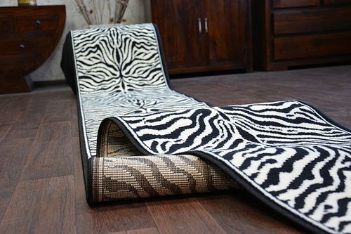CHODNIK BCF BASE 3461 zebra biały 80 cm na Arena.pl