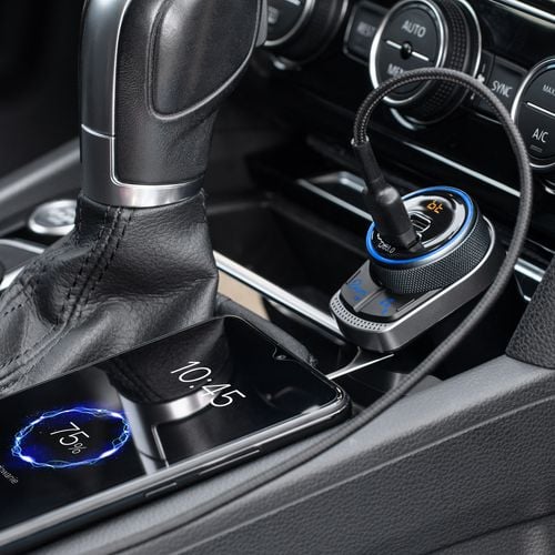Transmiter FM Bluetooth USB-C AUX ładowarka PD QC na Arena.pl