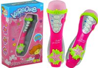 ND24_455 Różowy Mikrofon Karaoke Melodie Polecam