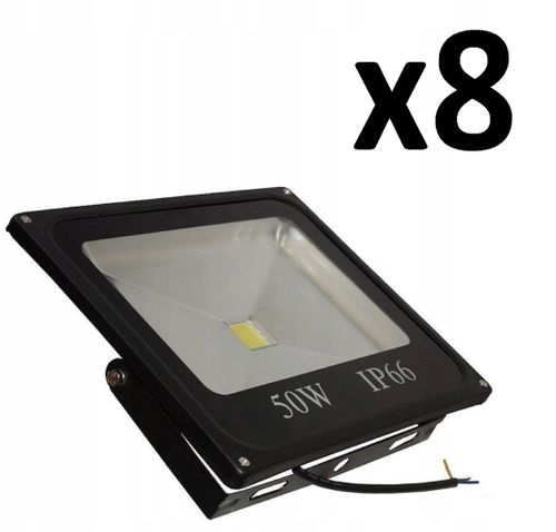 8x NAŚWIETLACZ LED HALOGEN 50W na Arena.pl