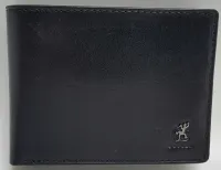 portfel męski skóra naturalna czarny