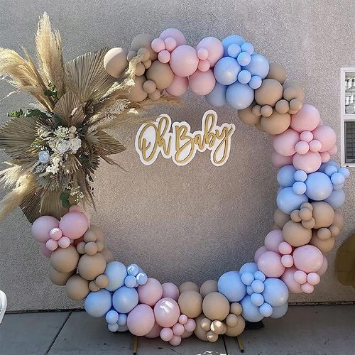 Złote Koło Na Balony Stojak Balonowy Stelaż Metalowy Ścianka Wesele 2,1M na Arena.pl