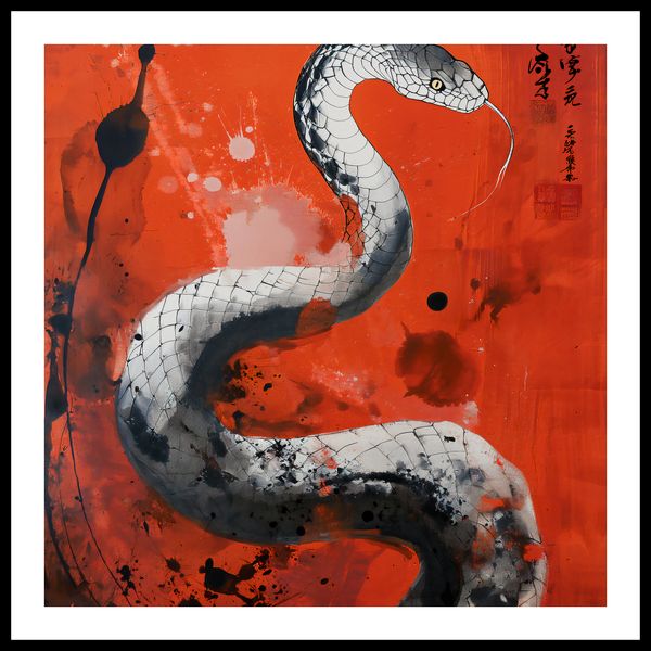 Plakat 50x50cm Smoczy Oddech Węża zdjęcie 3