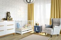 Łóżeczko szuflada JULIA BIAŁA TAPCZANIK