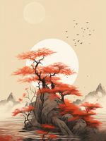 Plakat 30x40cm Szepty Wiatru