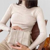 Mięciutki cieplutki golf Sweter damski S/M