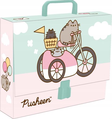 Teczka z rączką A4 St. Majewski pusheen na Arena.pl