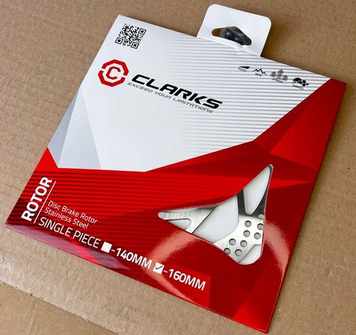 Rowerowa Tarcza Hamulcowa 160mm CLARKS SL-07 Solidna STAL NIERDZEWNA 6 na Arena.pl