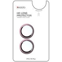 Yesido Lens Protector WB54 iPhone 16 / 16 Plus, PINK / RÓŻOWY