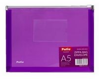 TECZKA ZIPPA BAG A5 PATIO FIOLETOWA 5907690881672