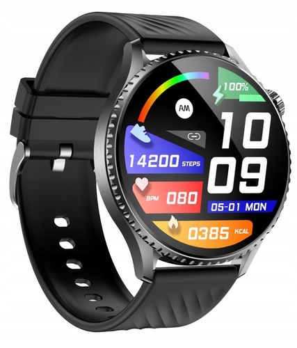 ZEGAREK MĘSKI SMARTWATCH AMOLED EKG DO ROZMÓW GLUKOZA CIŚNIENIE 440 MENU PL na Arena.pl