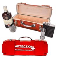 PREZENT DLA LEKARZA pielęgniarki Masywna Mocna drewniana skrzynka akcesoria