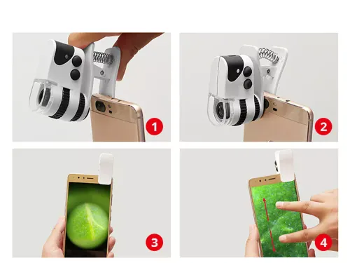 Mini mikroskop obiektyw do telefonu zoom 60x na Arena.pl