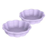 piaskownica plastikowa Kwiatek 2 76 cm - liliowy