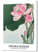 Obraz 70x100cm Design Lotus, Koson Vintage do Salonu