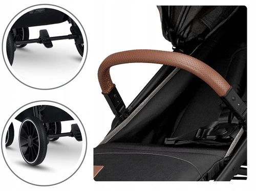 Wózek Spacerowy Lekki Lionelo Alexia Duże Koła na Arena.pl