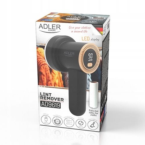 Golarka do Tkanin Adler AD 9619 – 3 Prędkości, Wyświetlacz LED, USB na Arena.pl