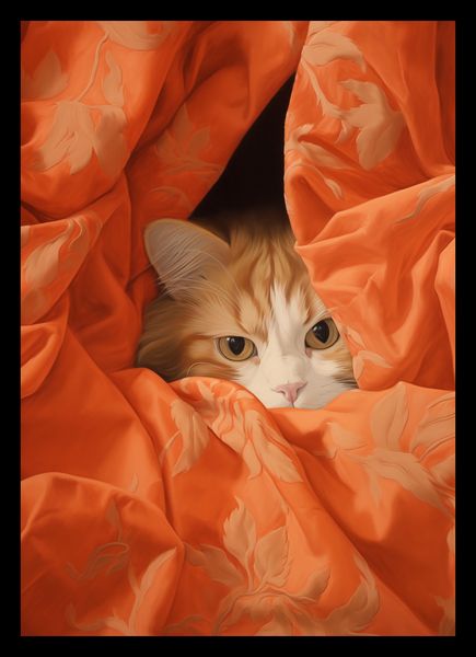 Plakat 21x29,7cm Ukryty Kot zdjęcie 2