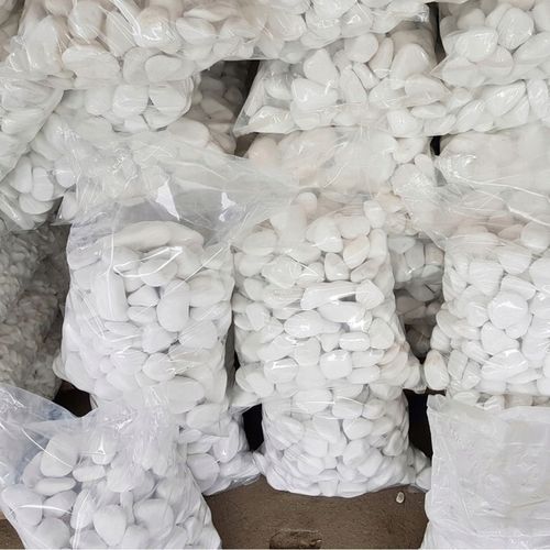 KAMIEŃ OTOCZAK THASSOS 3-6CM KAMIEŃ OGRODOWY BIAŁY DEKORACYJNY OZDOBNY na Arena.pl