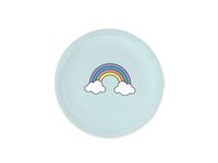 Talerzyki, Jednorożec z tęczą, 18 cm, 6 szt.