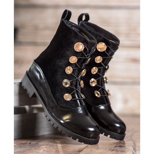 Welurowe Botki Ze Ściągaczem r.37 na Arena.pl