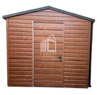 SCHOWEK - DOMEK OGRODOWY 3m x 2m drzwi rynny drewnopodobny ID433