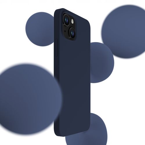 Silikonowe etui na Apple iPhone 15 Plus - 3mk Silicone Case Dark Navy na Arena.pl