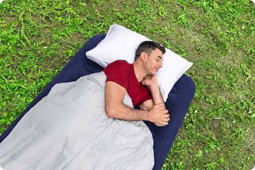 MATERAC DMUCHANY DO SPANIA 188x99 BESTWAY z POMPKĄ na Arena.pl