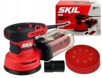 SZLIFIERKA MIMOŚRODOWA 125mm 300W 7471 SKIL + 5 PAPIERÓW ŚCIERNYCH