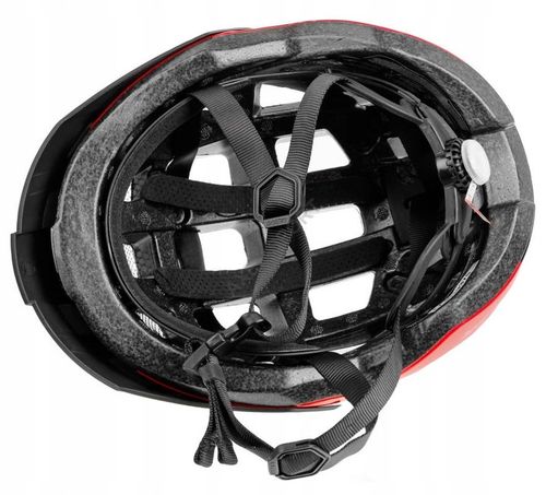 KASK ROWEROWY LAZER PETIT DLX BLACK RED 50-56 LED na Arena.pl