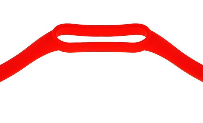 Pasek silikonowy do Xiaomi 5/6 - czerwony zdjęcie 5