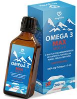 MyVita OMEGA 3 Max Moc x3 low totox level 3200mg/5ml Cytrynowy Smak 200ml