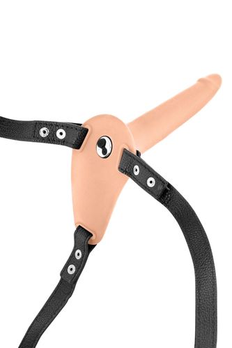 simple strap on vibrating flesh strap on dildo na Arena.pl