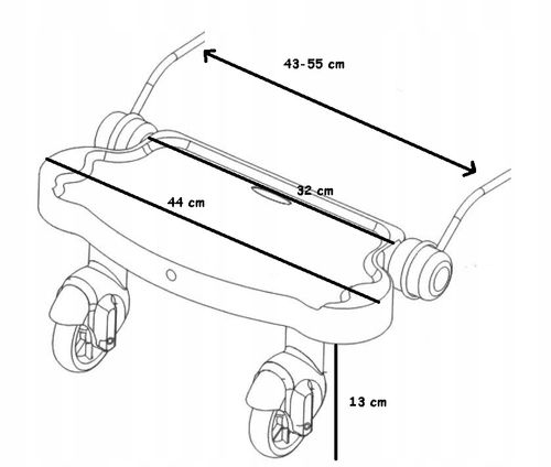 Dostawka Platforma do wozka Uniwersalna na Arena.pl