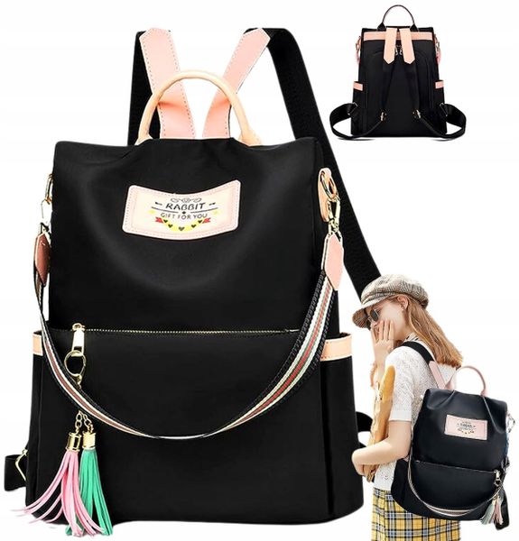 Plecak Torebka Torba Damski Plecaczek 2W1 Pojemny zdjęcie 4