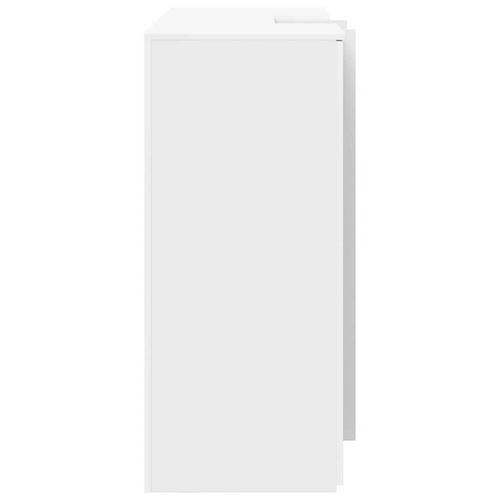 Biurko recepcyjne białe 155x50x103,5 cm Drewno klejone na Arena.pl