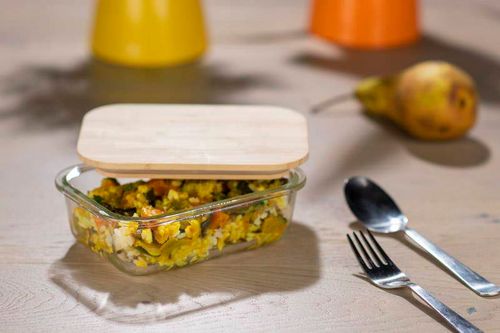 Pojemnik szklany ALVA 430 ml 16539 Brązowy na Arena.pl